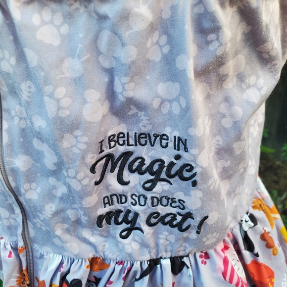 Disney Cats Dress in Lavender and Multicolor - Picture 6 of 8